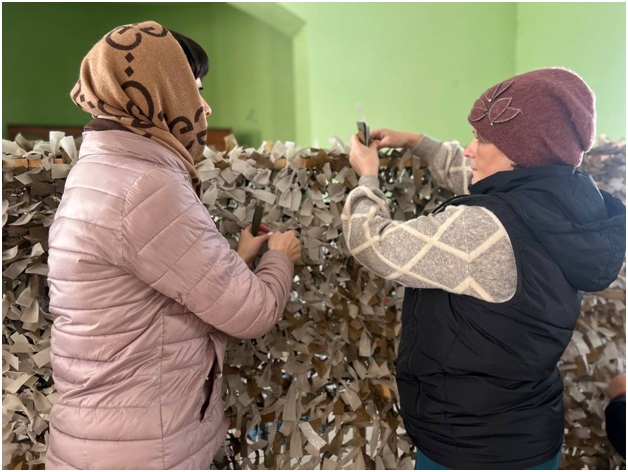 Плетение сетей в Духовном центре Ромодановского  муниципального района.